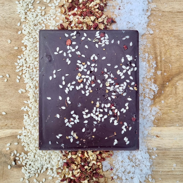 Szechwan Pepper, Seasame and Sea Salt.