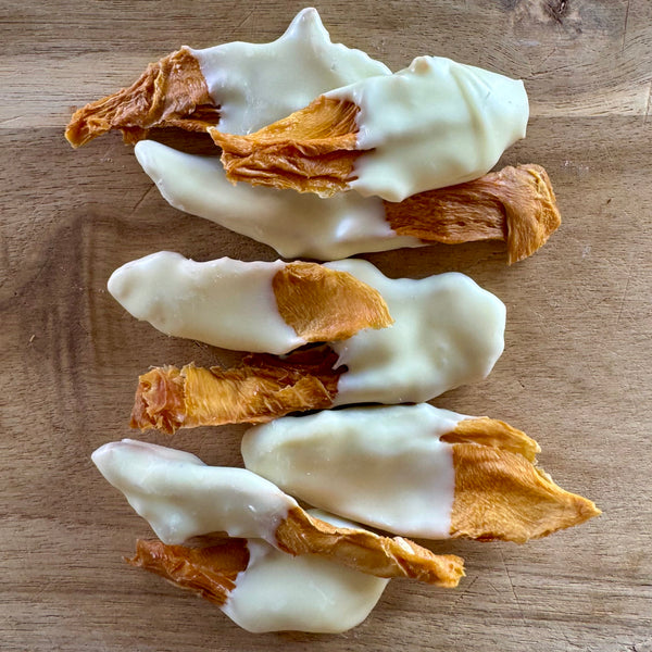 Mango Dipped in White