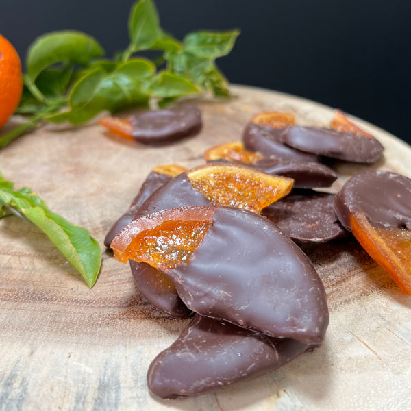 Orange Slices dipped in Chocolate