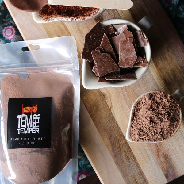 Hot Chocolate Powder Milk Temper Temper Fine Chocolate